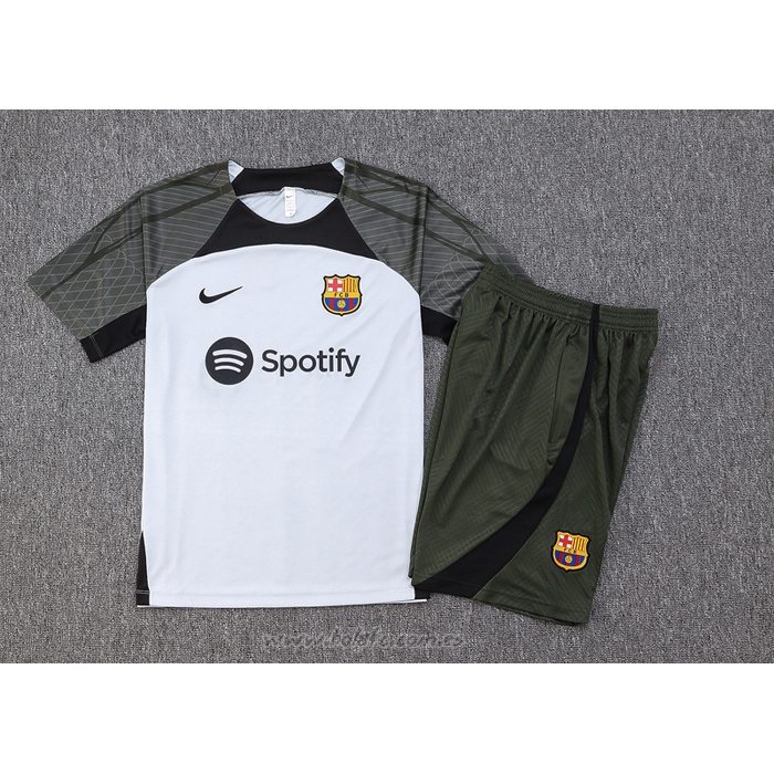 Chandal del Barcelona Manga Corta 2023-2024 Gris - Pantalon Corto